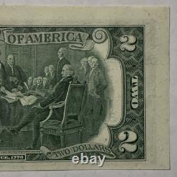 (error Misaligned & Overprint) $2 1976 Federal Reserve Note Currency Unc