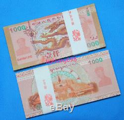 1000 Pcs De La Chine Giant Dragon Spécimen Billets / Billets / Monnaie / Unc
