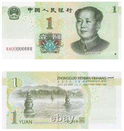 1000pcs Chine 1 Yuan Rmb Banknote Currency 2019 Unc Bundle Continu