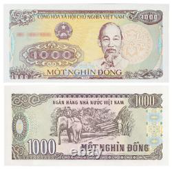 1000pcs Vietnam 1000 Dollars Banques Monnaie Vnd 1000 Vietnam Dong 1988 Unc