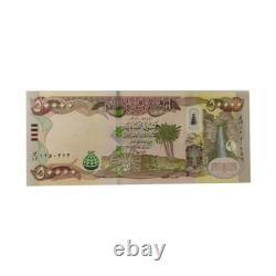 100 000 DINARS IRAKIENS 2 x 50 000 UNC avec certificat d'authenticité GARANTI AUTHENTIQUE IQD