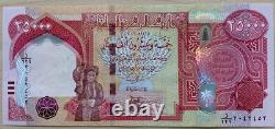 100 000 DINARS IRAKIENS À VENDRE NEUFS UNC 25000 25K IQD x 4 ACHETER DE LA MONNAIE IRAKIENNE