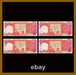 100 000 dinars irakiens à vendre, neufs UNC 25000 25K IQD, achetez de la monnaie irakienne