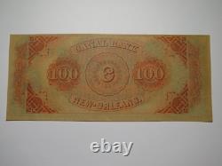 100 $ 18 Nouvelle-Orléans Louisiane LA Billet de banque de monnaie obsolète ! Canal UNC++