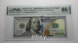 100 $ 2017 Répétition De Fantaisie Numéro De Série Réserve Fédérale Devise Note De Banque Unc66