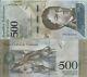 100 Pcs Billets De Banque Venezuela 500 Bolivares Monnaie Papier Mondiale 2017 Dauphin