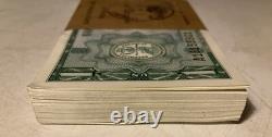 (100) Pack de banques Paraguay 1 Guarani 1952 Billets de banque Monde Papier Monnaie UNC Devise