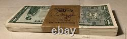 (100) Pack de banques Paraguay 1 Guarani 1952 Billets de banque Monde Papier Monnaie UNC Devise