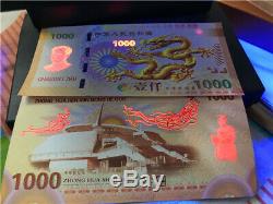 100 Pièces De Billets De Banque De Test Du Dragon Géant De Chine / Papier-monnaie / Monnaie / Unc