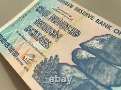 100 Trillion Dollars Zimbabwe Banknote 2008 Aa Unc Note Monnaie