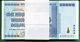 100 Billions Zimbabwe Unc 2008 Numéro Consécutif à L'exception De 8 Billets. 1 Pièce