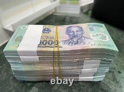 10 000 000 Dongs vietnamiens, billets de banque en polymère de 20 x 500k P-124 VND UNC.