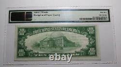 10 $ 1929 Perth Amboy New Jersey Nj Monnaie Nationale Bill #12524 Unc62