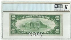 10 $ 1929 Ty2 Washington CH Ohio Billet de Monnaie Nationale PCGS 64 PPQ UNC Ch. 13490