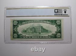 10 $ 1929 billet de banque nationale Farmington Minnesota Ch. n° 11687 UNC53