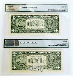 (10) 1 2003 $ Consécutive A Frn Atlanta (pmg Gem Unc 66 Epq) Star Note Monnaie