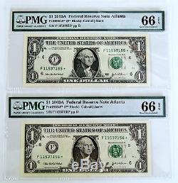 (10) Billet D'étoile En Dollars Us (1) Consécutif En 2003 À Atlanta (pmg Gem Unc 66 Epq)