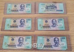 10 Millions De Dong = (20) 500000 Vietnam. Billets Polymer Monnaie Unc Notes