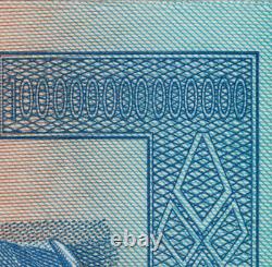 10 X Billets authentiques de 100 trillions de dollars du Zimbabwe, monnaie CIRCULÉE, AA/2008