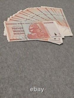 10 X Zimbabwe 20 Billions De Dollars Billets De Banque-2008/aa / À Propos De La Monnaie Unc