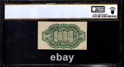 10c CENT TROISIÈME ÉMISSION MONNAIE FRACTIONNAIRE FR. 1255 PCGS B NON CIRCULÉ UNC 62