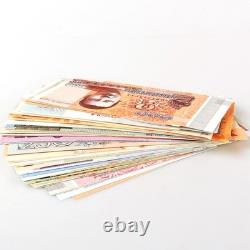 120 billets de banque différents du monde, lot UNC, collection de monnaies étrangères en papier