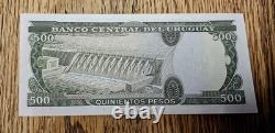 14pc Uruguay 500 PESOS P-48 1967 Artigas Gem UNC Monnaie Mondiale Sans Imprimerie