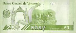 15 pièces x Billets de banque vénézuéliens de 50 Bolivars numériques UNC.