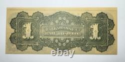 1800s 1 $ La Tallahassee Rail Road Company Floride Monnaie obsolète UNC