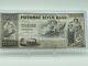 1854 $3 Potomac River Bank Georgetown, D.c. Obsolete Currency Note Unc