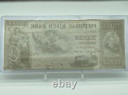 1854 $3 Potomac River Bank Georgetown, D.c. Obsolete Currency Note Unc