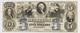 1854 5 $ Banque Des Mécaniciens De Memphis Tennessee Tn Billet Rare Blue Fives Monnaie Unc