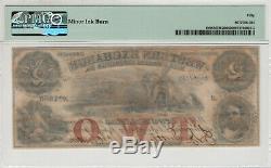 1857 $ Western 2 Omaha Nebraska Bourse Obsolète Monnaie Pmg A Propos Unc 50