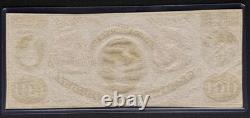 1862 100 $ NOTE DE TRÉSOR DE VIRGINIE UNC RICHMOND, VA MONNAIE DE LA GUERRE CIVILE