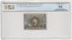 1863 &Eacute;tats-unis 5c Monnaie Fractionnaire Fr1232 Deuxi&egrave;me &eacute;mission Billet De Banque Pcgs Choice Unc 64