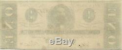 1864 $ 1 Confédéré Guerre Civile Monnaie Clay Clement Crisp Super Xf / Unc Note