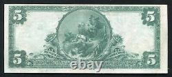 1902 $5 La Première Banque Nationale De Richmond, Va Monnaie Nationale Ch. #1111 Unc