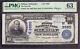 1902 Billet De Banque De La Première National Bank De 10 $ Albion Nebraska Pmg Choice Unc 63