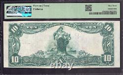 1902 Billet de banque de la première National Bank de 10 $ Albion Nebraska Pmg Choice Unc 63
