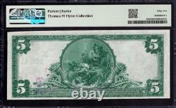 1902 billet de banque de première émission de 5 $ de la First National Bank, Fredericksburg, Iowa, PMG, environ SUP 55