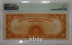 1907 Certificat D'or De 10 Dollars Note De Devise Fr. 1169 Pmg Choix Unc 63