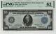 1914 $10 Federal Reserve Note Currency Kansas City Fr. 940 Pmg Choice Unc 63