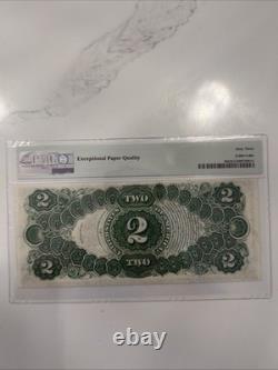 1917 2 $ Fr# 60 Billet de banque légal PMG Choice UNC 63 billet de banque américain