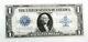 1923 Us Mint $ 1 Joint Bleu Certificat D'argent Billet De Banque Note Unc # 386d