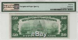1928 A 50 $ Réserve Fédérale Note Devise Atlanta Fr. 2101-fdgs Pmg Gem Unc 65 Epq