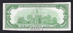 1929 $100 Première Banque Nationale de Bryan, Oh Monnaie Nationale Ch. #237 Environ non circulée
