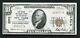 1929 $ 10 Chase Nb De La Ville De New York, Ny Monnaie Nationale Ch. # 2370 Unc