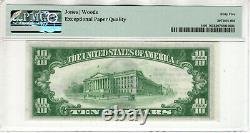 1929 $10 Edwardsville Monnaie Nationale Des Billets Illinois Pmg Gem Unc 65 Epq
