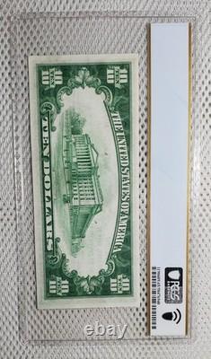 1929 $10 Monnaie Nationale Weedsport, New York PCGS Gem UNC 65PPQ Belle Note Rare