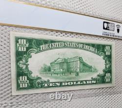 1929 $10 Monnaie Nationale Weedsport, New York PCGS Gem UNC 65PPQ Belle Note Rare